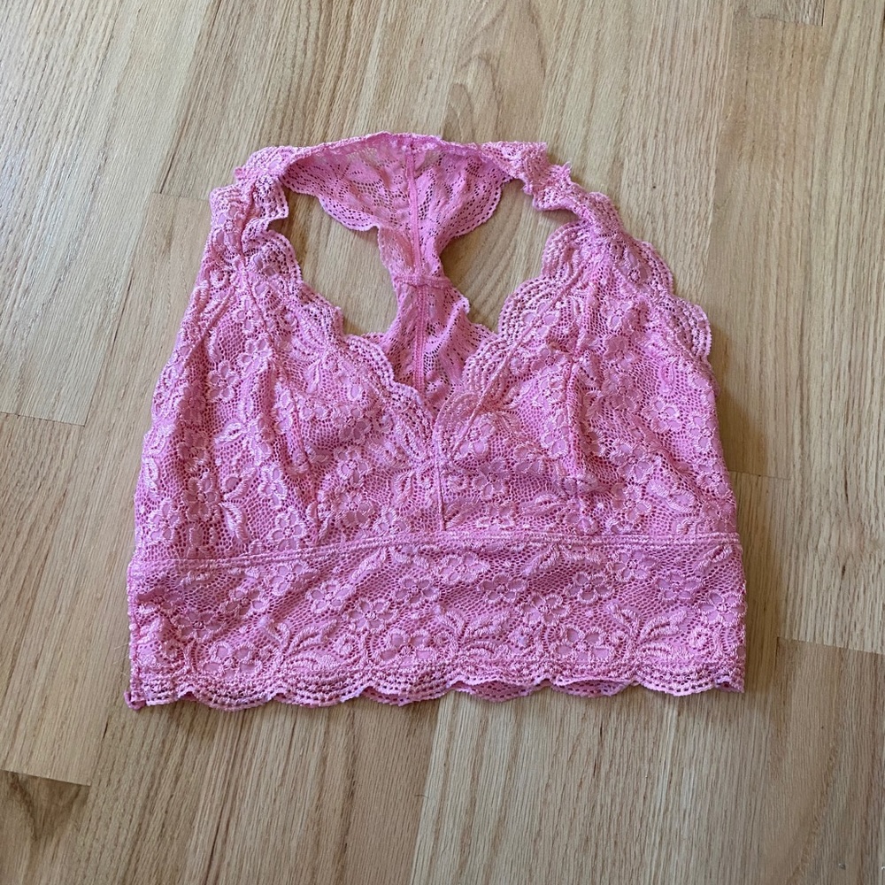 Pink bralette